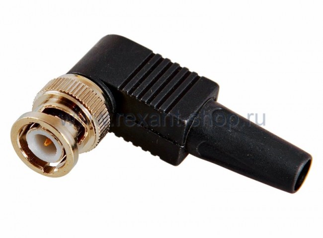 5. (REXANT) Разъем BNC под винт с колпачком угловой (05-3072)