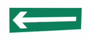 4. (SLT) Сменная надпись "Стрелка влево" (зел.ф.) для Т 12