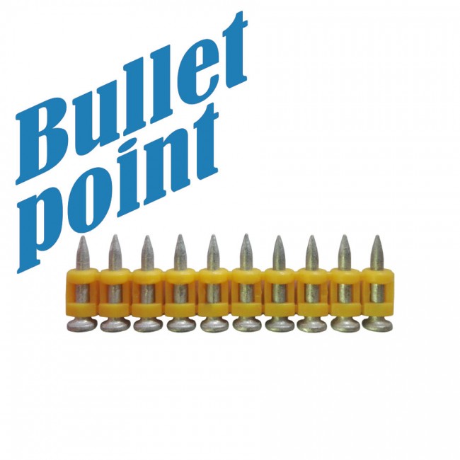 4. (TOUA) Гвозди по бетону MG bullet point 3,05х25 мм (1000шт.)
