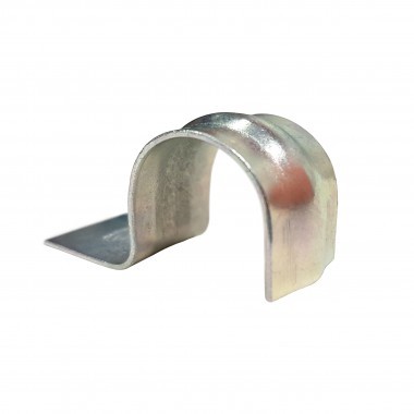 1. (ПромРукав) Скоба металлическая однолапковая СМО 21-22 без отверстий (100шт/уп)