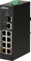 4. (Dahua) Коммутатор неуправляемый DH-PFS3110-8ET-96, уличный 8 порт.