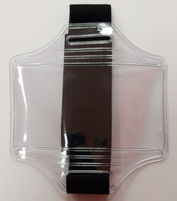 4. (Bholder) KBR-401 Бейдж вертикальный нарукавный