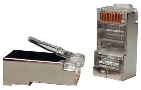 1. Коннектор RJ-45 (8P8C) с экраном 
