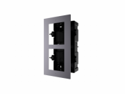 4. (Hikvision) Рамка монтаж. DS-KD-ACF2/Plastic, на 2 модуля, врезная с пластик. монтаж. основанием