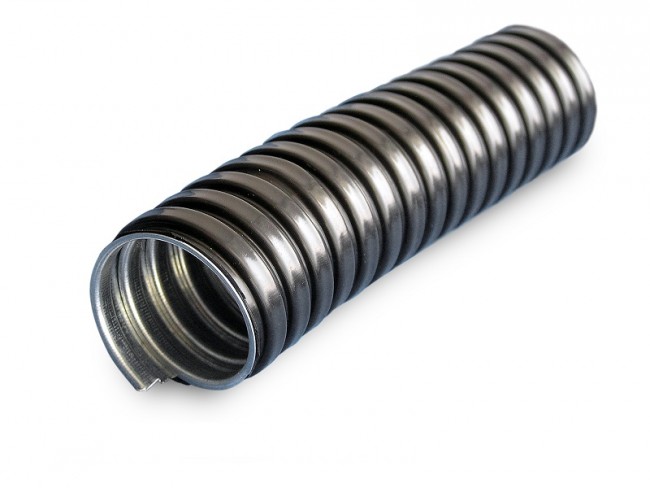 01. (ЗЭТА) Металлорукав в ПВХ изоляции МРПИ НГ 25 (50 м/уп.) черный ЗЭТА