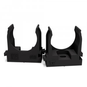 1. (ПромРукав) Крепеж-клипса для труб Полистирол 20 мм (100шт/1500шт уп/кор)